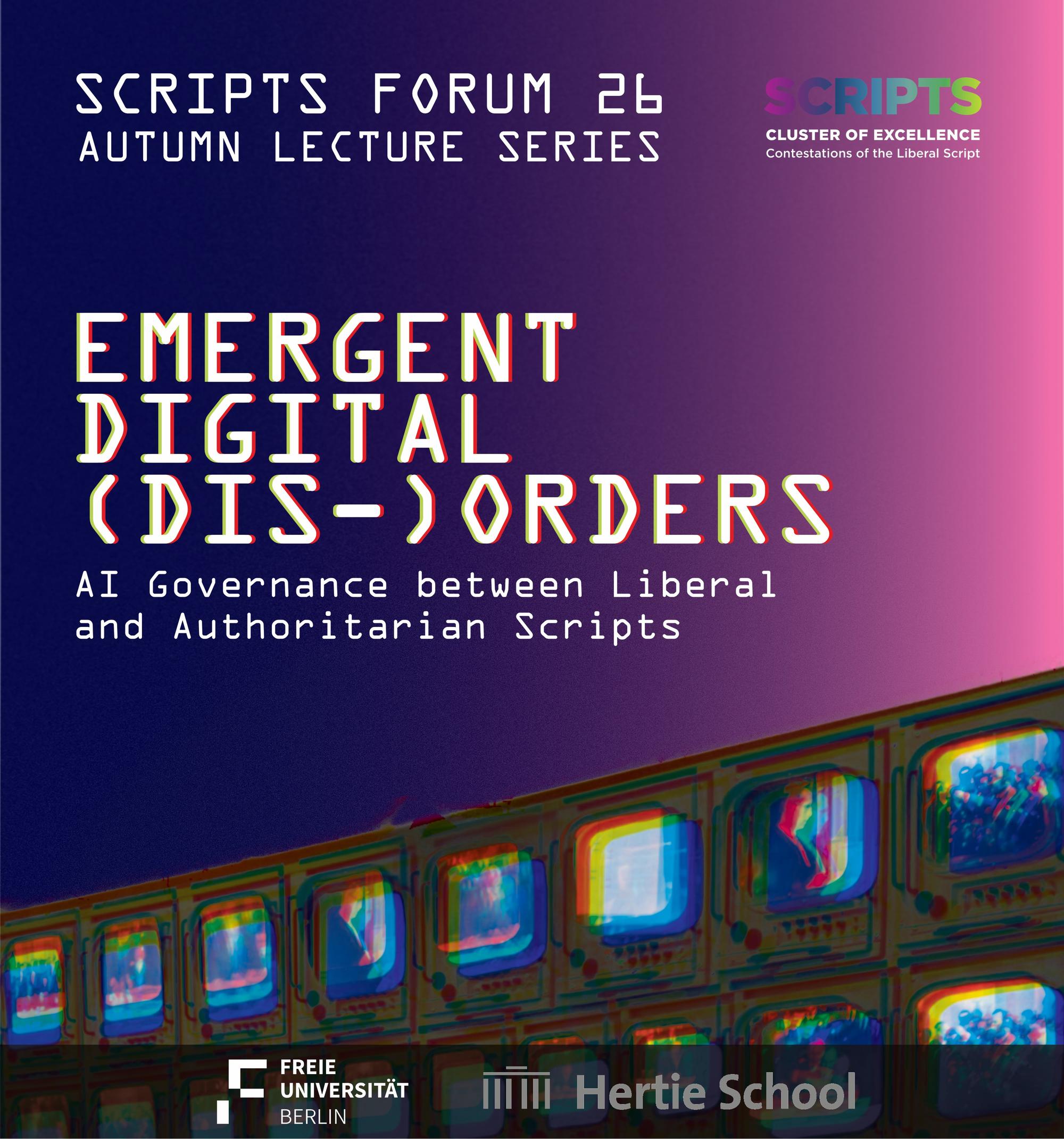 SCRIPTS Forum - Autumn Lecture Series