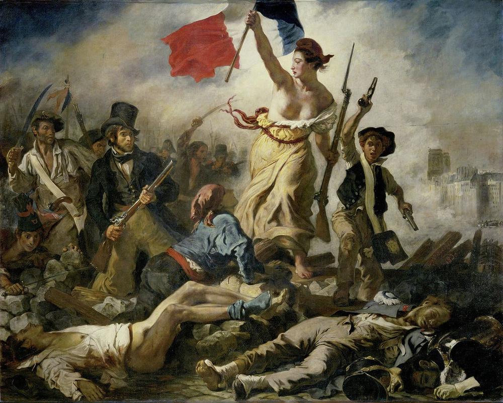 La Liberté guidant le peuple (Eugène Delacroix) [Liberty Leading the People]