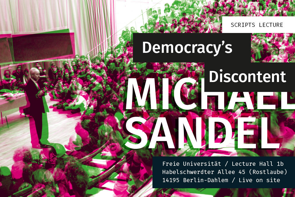 Public Lecture with Michael J. Sandel (Political Philosopher, Author, Harvard University) on Jun 5, 2023 | 6 - 8 pm