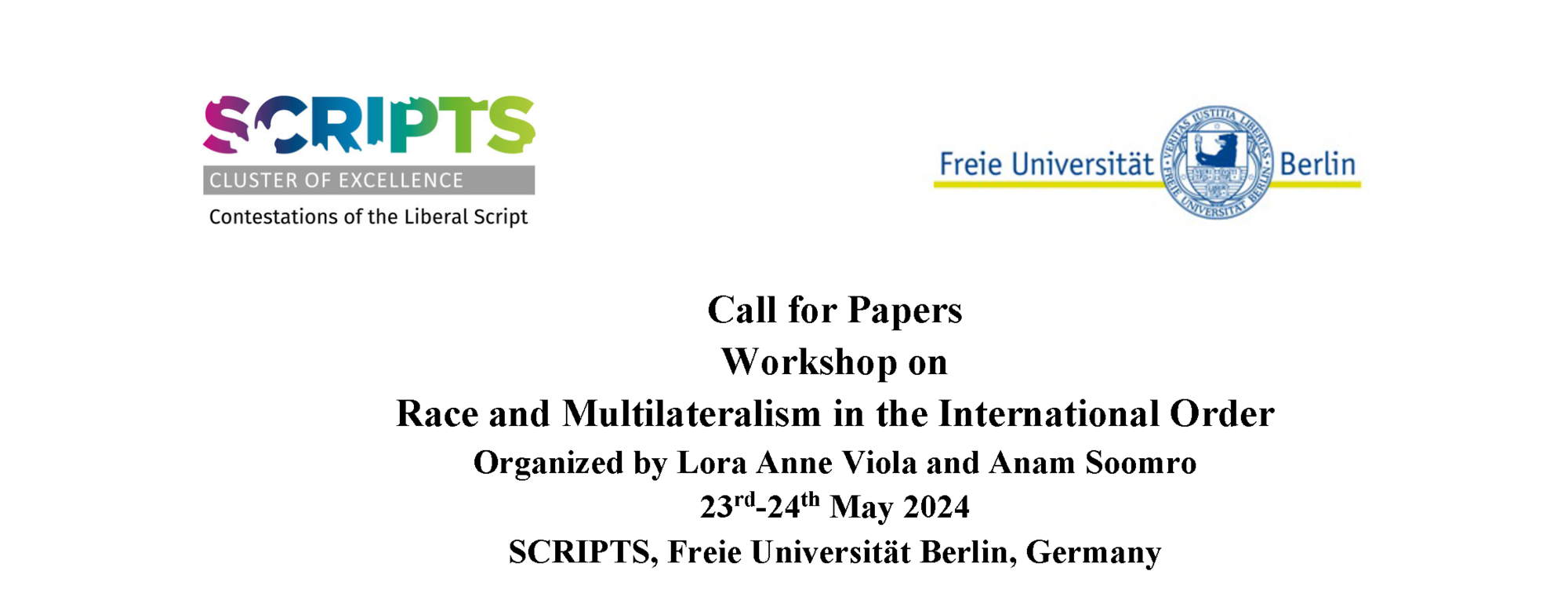 CfP: Workshop Race and Multilateralism