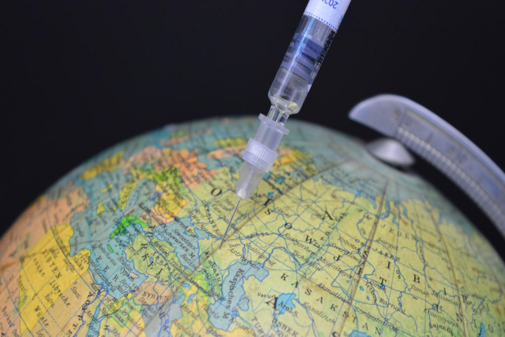 Globe Syringe Vaccination