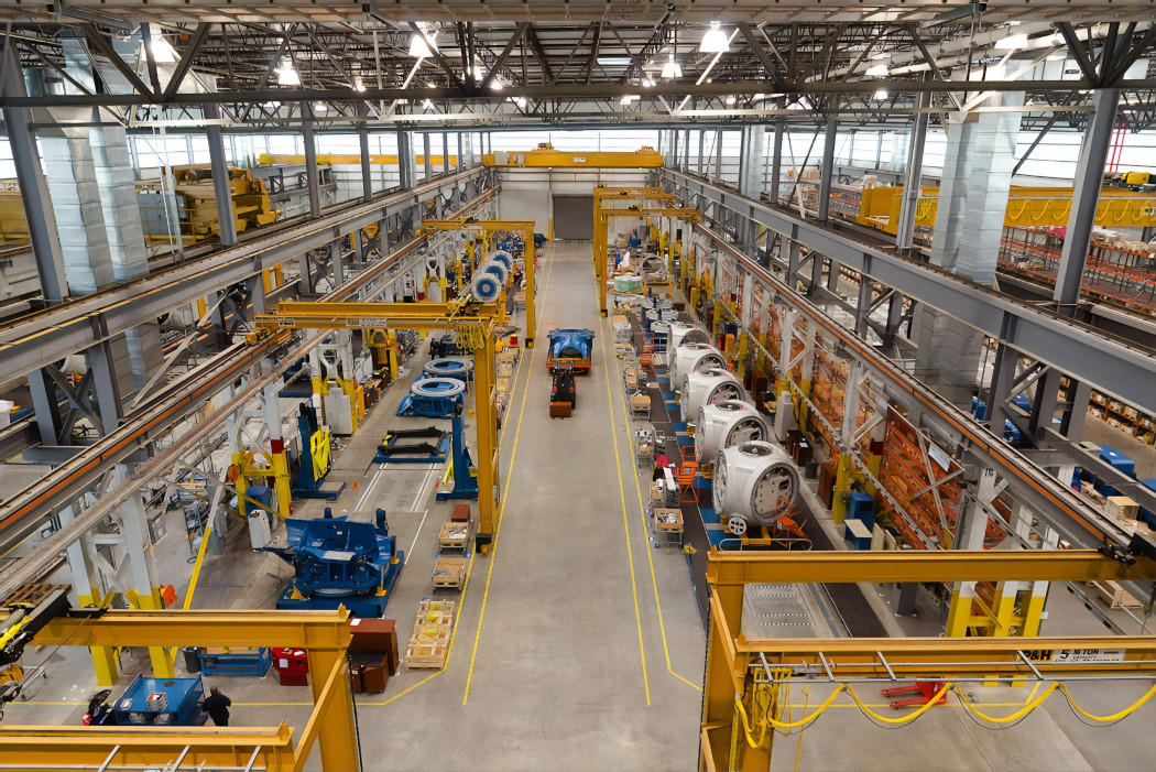 Americans wind manufacturing - Nordex USA manufacturing facility
