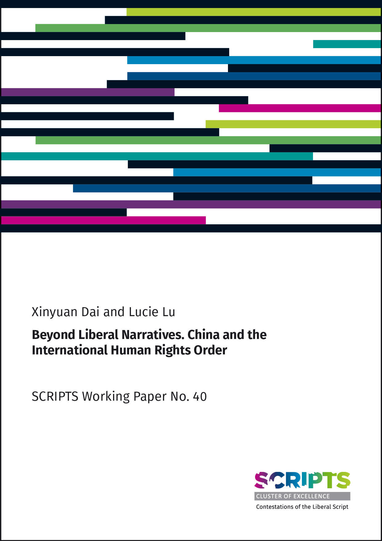 SCRIPTS Working Paper No. 40