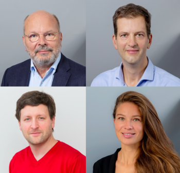 Stefan Gosepath, Philipp Lepenies, Christian Neuhäuser and Martyna Linartas (from left)